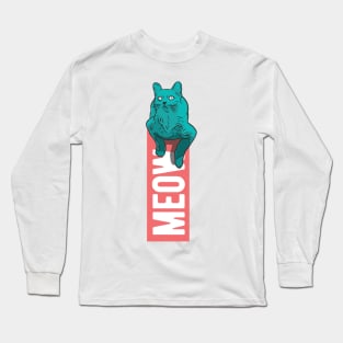 Meow Cat Long Sleeve T-Shirt